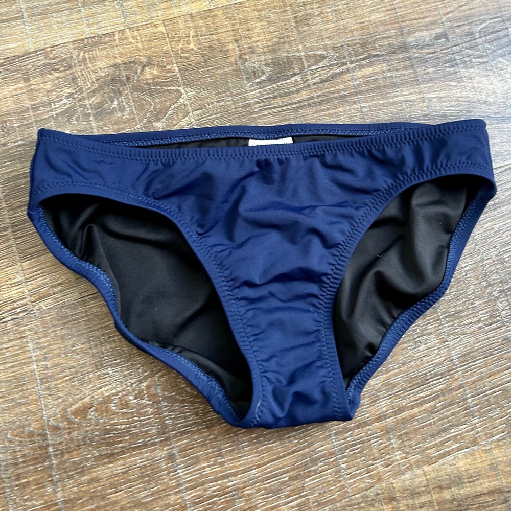 Lands' End Navy Blue Bikini Bottom